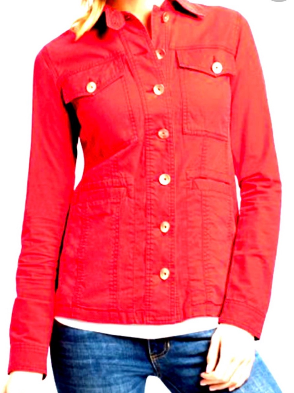 Women’s Cabi Coral Button-Front Utility Jacket
